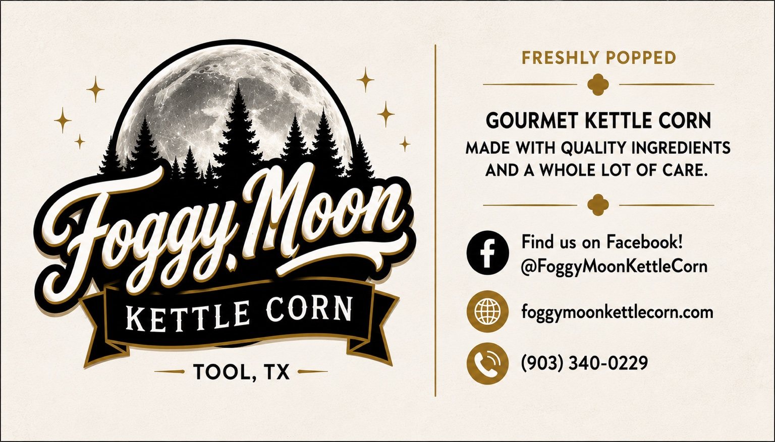 Popping fresh kettle corn at the market