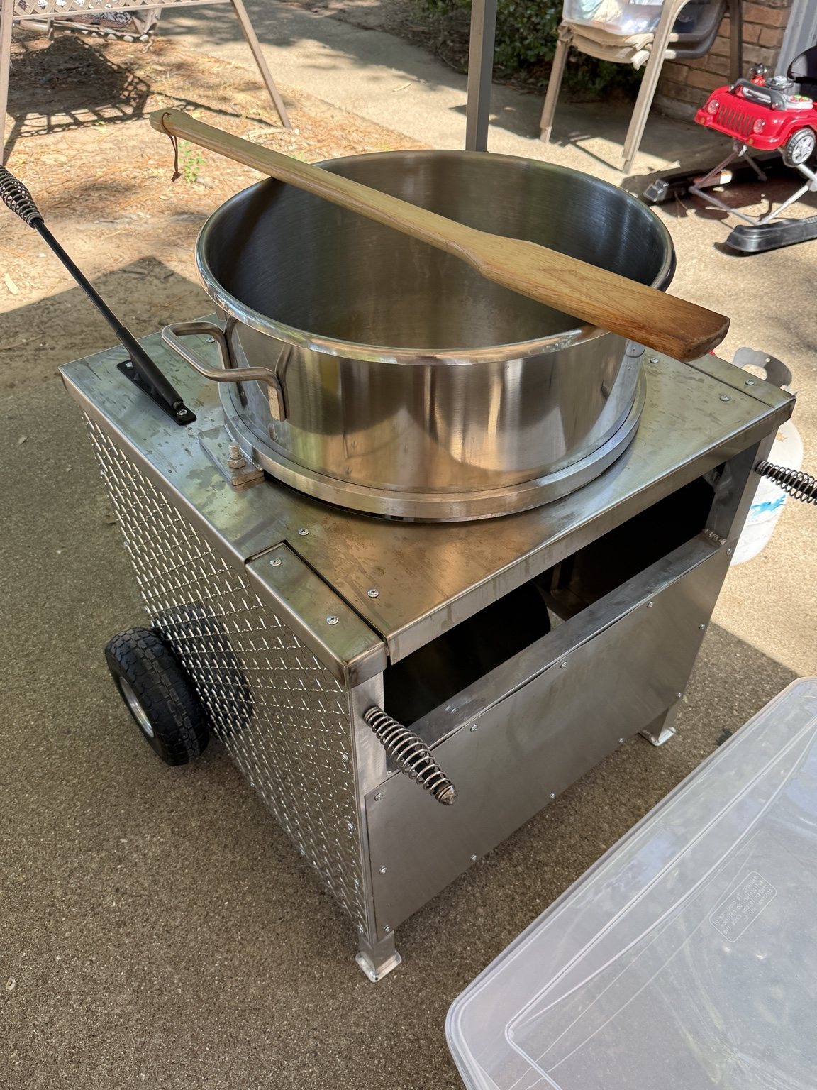 Kettle ready for another batch